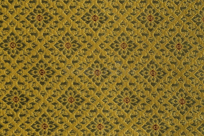 Hand Woven Traditional Thai Silk, Brocade Design Stock Photo - Image of  floral, beautiful: 30519172
